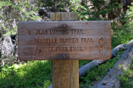 The Pawnee Pass Trail To Long Lake and Lake Isabelle
