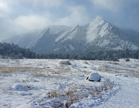The Cold and Frosty Flatirons