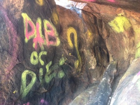 Boulder Grafitto Vandalism